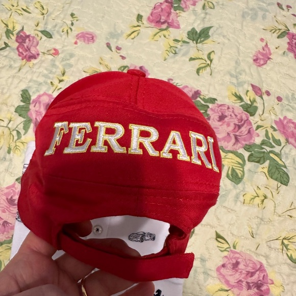 Ferrari Red Cap with Embroidery - Picture 3 of 5